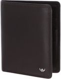 Golden Head Leren kaarthoes Polo RFID Protect Scheintasche ohne Münzfach 1328 Dunkelbruin donkerbruin