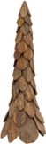 vidaXL Kerstboom met standaard bruin 111 cm massief teakhout