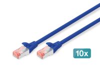 Digitus Professional Netwerkkabel - 2 m - Blauw - 10 stuks