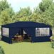 Prolenta Maison Exclusive Professionele Partytent met Zijwanden, 4x6 meter, Blauw, 90 g/m²