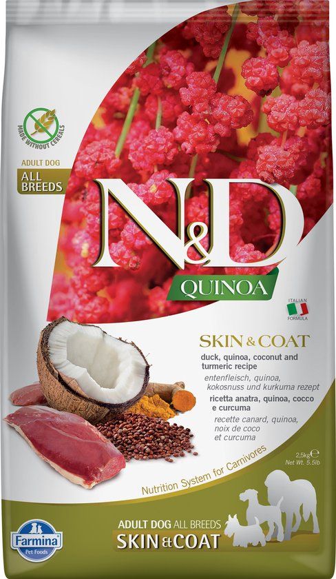 Farmina N&D Grain Free Dog Quinoa Skin & Coat Adult Duck 2.5 kg