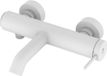 EsseBagno Luisa robinet de baignoire 150 mm blanc avec bec de douche