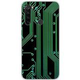 1001 coques Xiaomi Redmi Note 8 Bedrukt siliconen hoesje Texture circuit geek