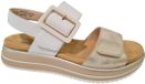 Remonte Witte Leren Plateau Sandalen Dames - Maat 40