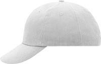 Myrtle Beach Gustav Daiber Gmbh Witte baseballcap - 6 panels pet - 100% katoen met riemsluiting - Unisex - One size