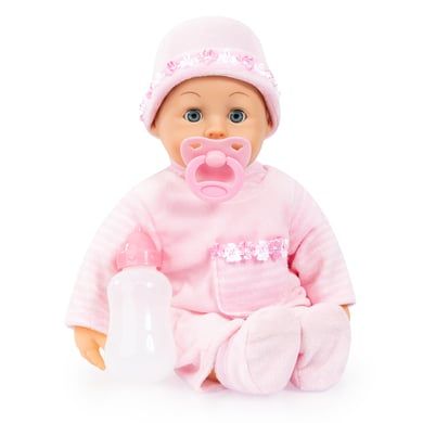 Bayer Design First Woorden Baby 38 cm roze