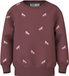 NAME IT Meisjes Sweaters NMFVALBA LS SWEAT UNB NOOS Wild Ginger Katoen Maat 116