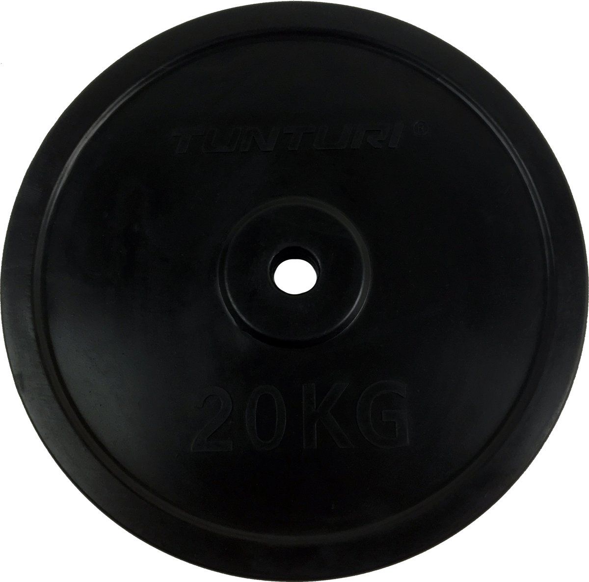 Tunturi Halterschijf 20 kg Rubber - 30 mm