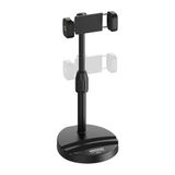 NEEWER ENTRY LEVEL versie mobiele telefoonhouder tafel, verstelbare telefoonhouder voor bed bureau bureau compatibel met iPhone Samsung Android voor videofilm, 360° draaibaar, 90° kantelbaar, DS030