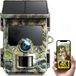 WOLFANG Solar Wildlife Camera 4K 46MP, WiFi Bluetooth Trail Camera met Nachtzicht Motion Activated 0.1s Trigger Time IP66 Waterdichte Game Camera voor Wildlife Monitoring