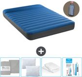 Intex Luchtbed - Twijfelaar - 137 x 191 x 22 cm - Blauw