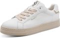 Tamaris dames leren sneaker 1-23730-47-117 dames veterschoen Wit