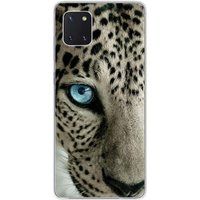 Samsung Galaxy Note 10 Lite Oeil de leopard bedrukt siliconen hoesje