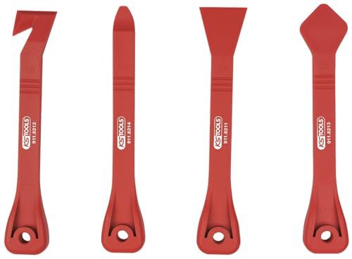 KS Tools Kunststof kabel- en glasschraper-set, 4-delig 911.8210