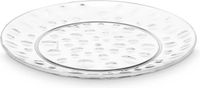 Leknes Leknes Onbreekbare Dinerborden - 1x - kunststof - transparant - Dia 21cm - verjaardag/camping