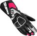 Spidi Sts-3 Lady Zwart Fuchsia Motorcycle Gloves Maat M