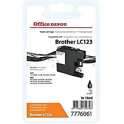 Office Depot Compatible Brother LC123BK Ink Cartridge Black