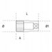 BETA 1/4" Dopsleutel Lange Dubbele Zeskant 8mm