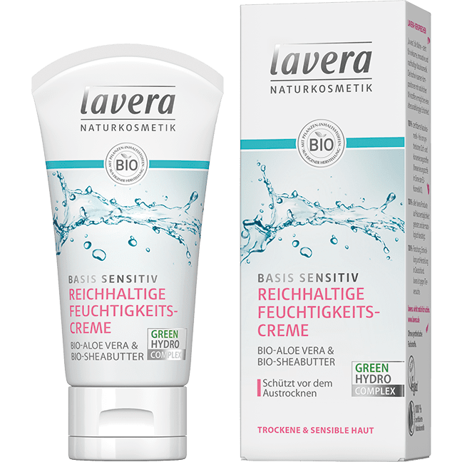 Lavera 651236 - Vochtinbrengende crème gezicht - 50 ml - Unisex
