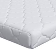vidaXL Matras Wit 90 x 200 cm Jacquard stof