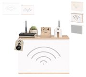 Merkloos WiFi Router Cover met Glijdende Deksel