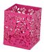 RICOO - Potloodhouder voor bureau B003-F, bureau-organizer van ijzer, kantooraccessoires voor school, bureau-organizer, pennenhouder, kantoor, opslag, fuchsia