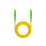 SC/APC-SC/APC Singlemode glasvezelkabel, 20 m, LSZH, geel