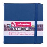 Talens Art Creation Schetsblok 12x12cm - 80 vellen - Blauw, Marineblauw
