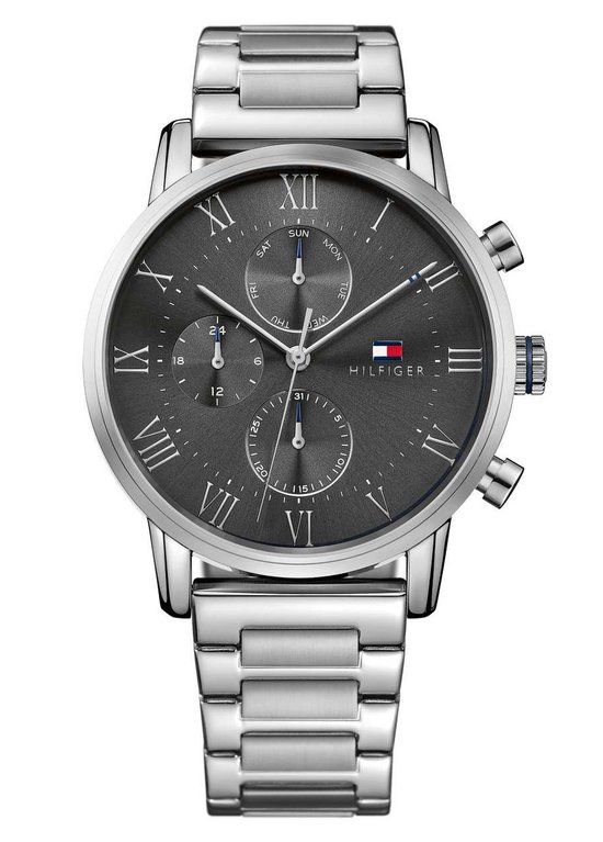 Tommy Hilfiger TH1791397 Heren Horloge - 44mm - Zilverkleurig