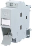 Metz Connect 1309427103-E Netwerkdoos DIN-rails CAT 6 Lichtgrijs