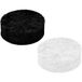 Gedotec Patins feutrés SINGLE ronds autocollants 5 - 6 mm, Ø 15 mm - blanc
