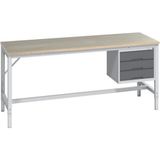 BOTT Werkbank met frame achteraan - Met deur - 2 m