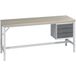 BOTT Werkbank met frame achteraan - Met deur - 2 m