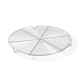De Buyer Rond roestvrijstalen rooster met 3 poten - Diameter 32 cm - Zilver