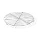 De Buyer Rond roestvrijstalen rooster met 3 poten - Diameter 32 cm - Zilver