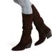 Tamaris Bottines femme 1-25503-47 304 Marron Cuir Talon bloc Fermeture éclair Bout pointu 37 EU