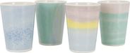 Bo-Camp Pastel Beker Barfleur Melamine 4 Stuks