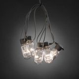 Konstsmide 2385-330 Lichtsnoer - led kerstverlichting buiten en binnen - 10 lampjes - 4.5