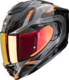 Scorpion EXO-1500 Sleek Black Orange Integraalhelm Maat M