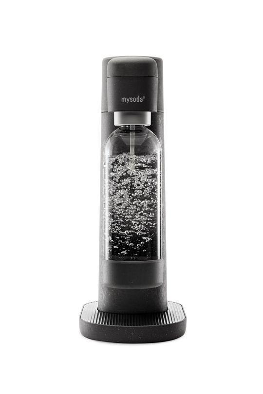 Mysoda Toby - Zwart, Roestvrijstaal - 0,5 l - Sprankelend water maker