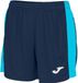 Joma Maxi Short Femme - Fluor Turquoise / Marine | Taille : L