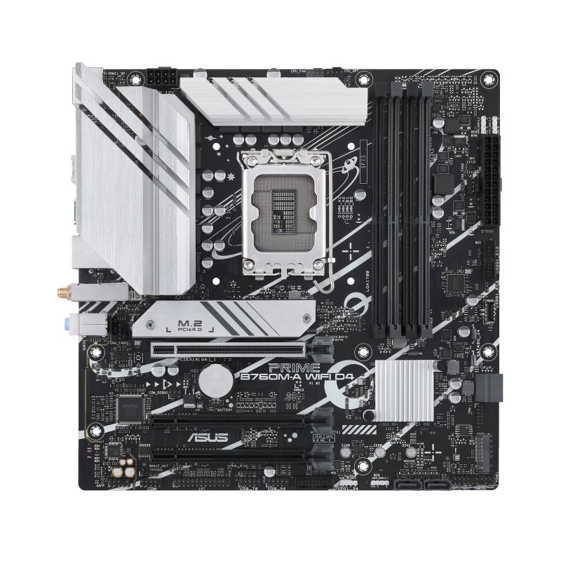 ASUS PRIME B760M-A WIFI D4 Motherboard - Intel B760 - LGA 1700 - Micro ATX