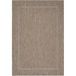 Carpetsale24 Tapis intérieur/extérieur - Tissage plat résistant aux intempéries aspect sisal avec bordure, tapis de cuisine, terrasse, salon Taille : 60x100 cm
