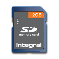Integral 2GB SD Card - Blue