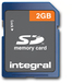 Integral 2GB SD Card - Blue