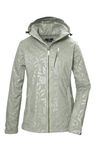 killtec Kos 122 Wmn Sftshll Jckt Floral dames Softshell jack/outdoorjack met afritsbare capuchon