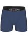 Line One Herren Boxershorts aus Baumwolle blauw denim