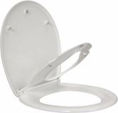 Fala 2-in-1 WC Bril Met Kinderen Soft Close Magnetische Kinderen Zitting Wit