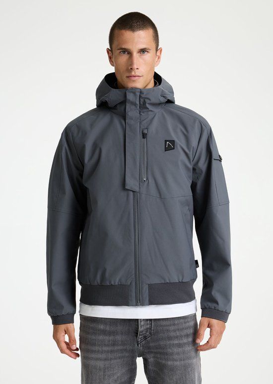 CHASIN' Softshell Jack Heren - Return Mount - Grijs