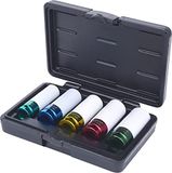 KS Tools 515.1007 1/2\" Dopsleutelset, kracht voor alu-velgen, 5-dlg